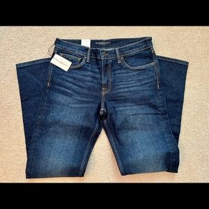 NWT: Rising Sun Co. Slim Fit Stretch Blue Denim Jeans Mens 32 x 34.